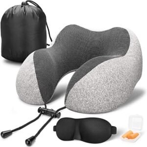 Trailvera Neck Pillow & Eye Mask Set